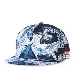 NUZADA Abstract 3d Print snapback Cap